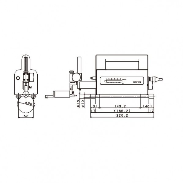 東京精密 ロール用足 E-MA-S62A 1個｜DIY FACTORY ONLINE SHOP