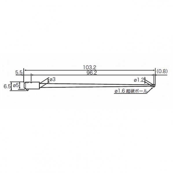 東京精密 ※法人専用品※ RONDCOM用測定子 汎用 EM46000-S302 1個 23,743円