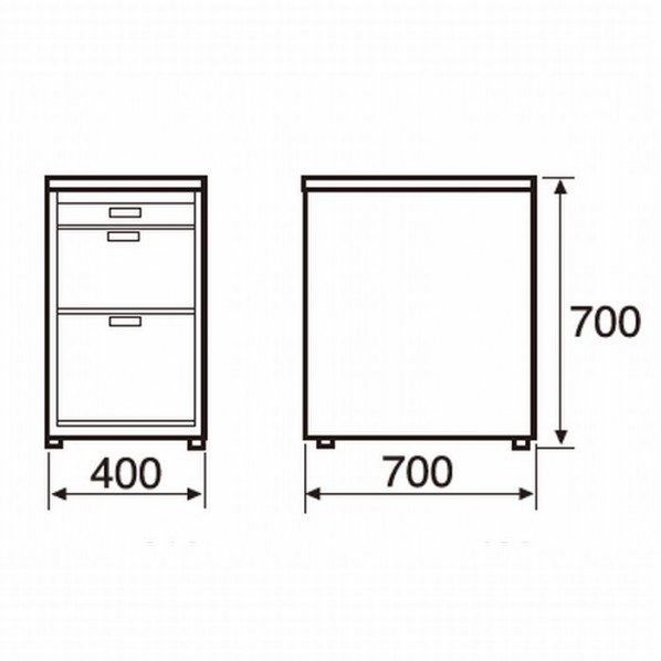 日本の首都細かい 脇机 400X700X700粍 E-DK-S10A 1個 花・ガーデン・DIY-計測工具
