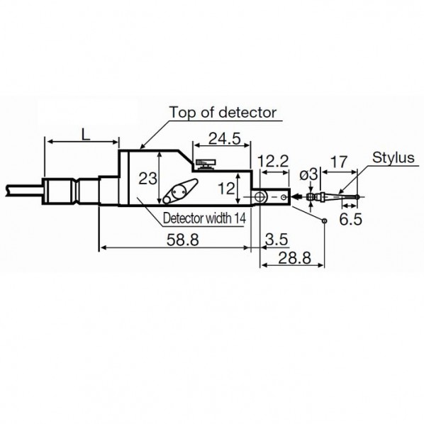 東京精密 RONDCOM用汎用検出器 E-DT-R272C 1個|DIY FACTORY ONLINE SHOP