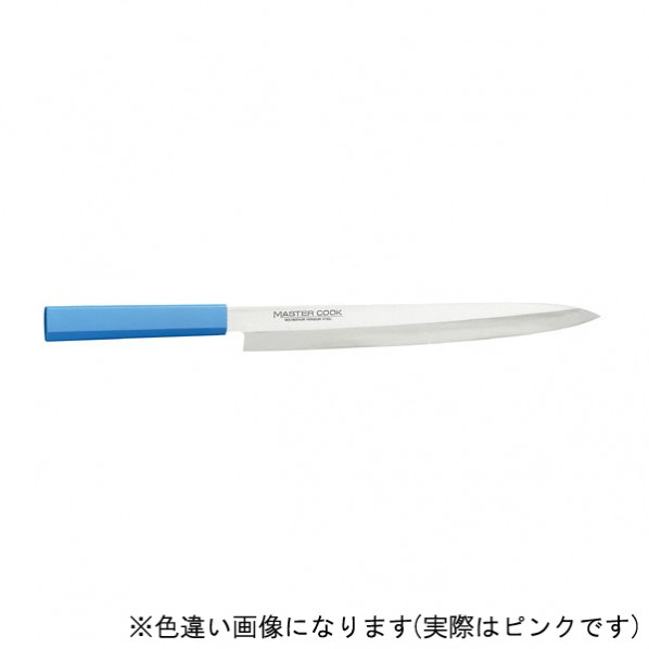 マスターコック 柳刃 ●全長:413mm ピンク AMSF027PI 1つ