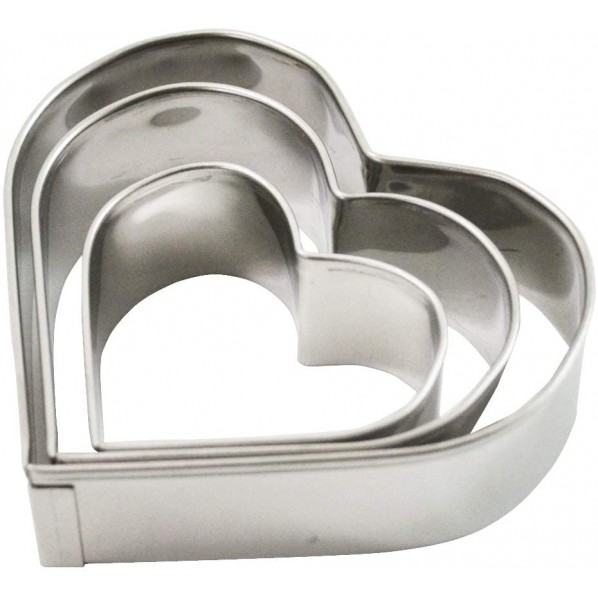 楽天市場】クッキー抜き型 ユニークハート7pセット クッキー型