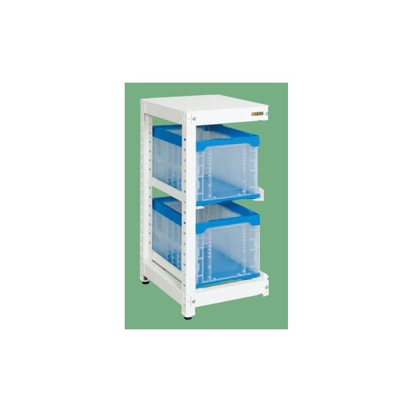 サカエマルチプルラックコンテナ 収納タイプ 連結430×570×1000パールホワイトMR-50BSR|DIY FACTORY ONLINE SHOP