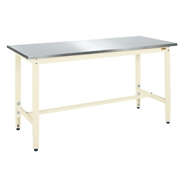 サカエ軽量高さ調整作業台 カブセ天板仕様アイボリーTKK8-096HCSU4I｜DIY FACTORY ONLINE SHOP