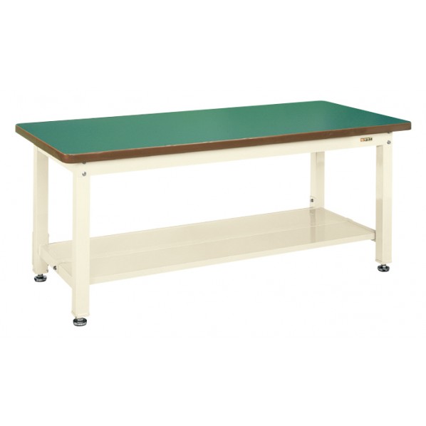 サカエ重量作業台 KWタイプ 中板2枚付アイボリーKWF-128T1I｜DIY FACTORY ONLINE SHOP