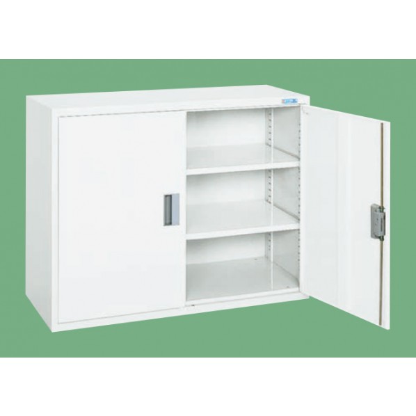 サカエ工具管理ユニット スチール両開扉タイプホワイトKU-123NBWN