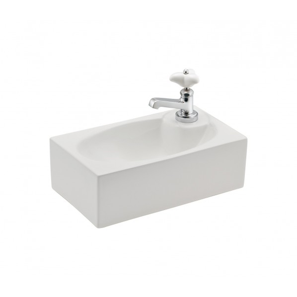 GAONA（ガオナ） 壁掛手洗器 水栓セット ホワイト GA-MA001 1セット｜DIY FACTORY ONLINE SHOP