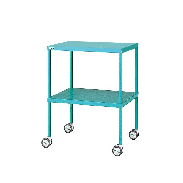 アズワン カラフル回診車 手摺無し グリーン 600&times;450&times;792mm 0-210-01｜DIY FACTORY ONLINE SHOP