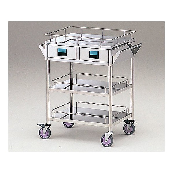 アズワン カラフルカート 3段-青 750&times;450&times;855mm 0-3442-06｜DIY FACTORY ONLINE SHOP