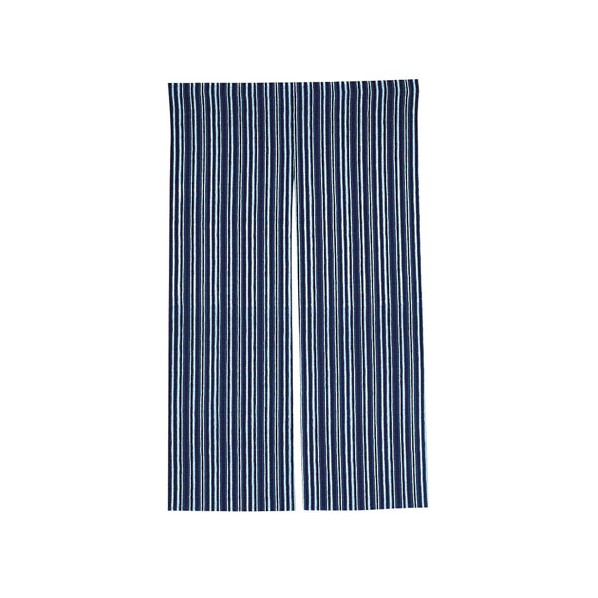 遠藤商事 半間のれん 藍染 京縞 YNLA3 1個|DIY FACTORY ONLINE SHOP