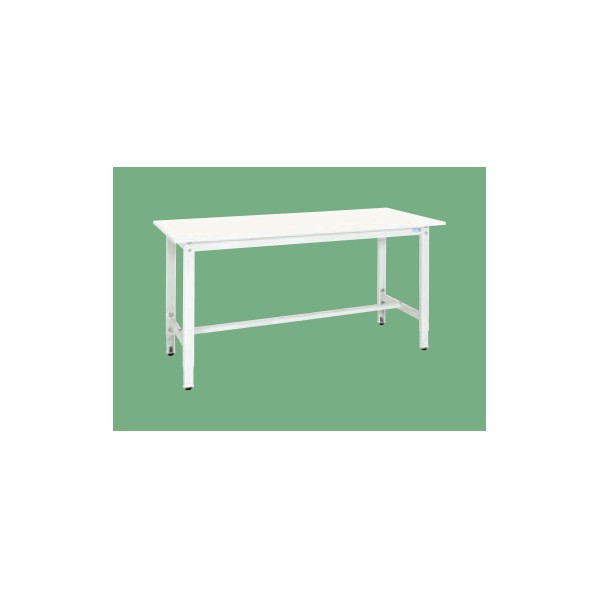 ※法人専用品※サカエ軽量高さ調整作業台TKK8タイプ抗ウイルス天板900×750×800～1000パステルホワイトTKK8-097VPW 33,395円