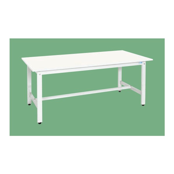※法人専用品※サカエ軽量作業台KKタイプ抗ウイルス天板1500×750×740パステルホワイトKK-59VPW