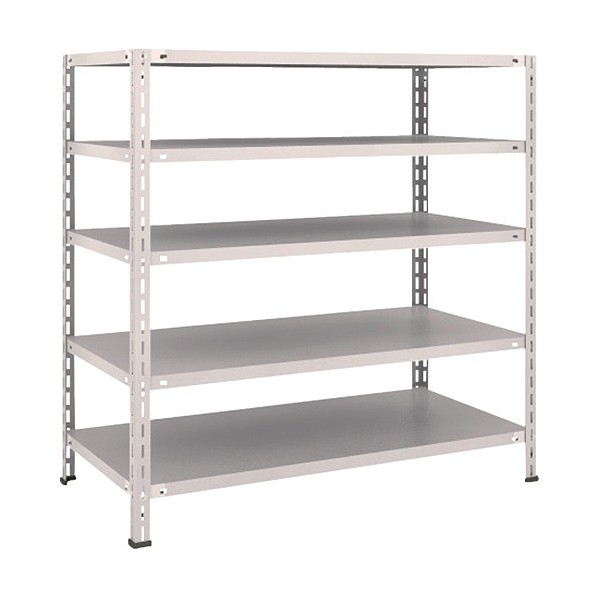 トラスコ 軽量棚中棚ボルトレス型1200X600X12005段ネオグレ NG L44W-15 NG(ネオグレー) 1台|DIY FACTORY ONLINE SHOP