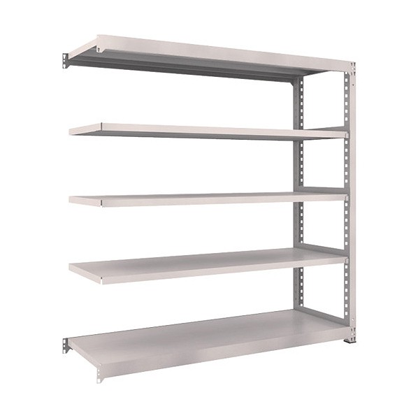 トラスコ M3型中量棚1800X571XH18005段連結ネオグレ NG M3-6665B NG(ネオグレー) 1台|DIY FACTORY ONLINE SHOP
