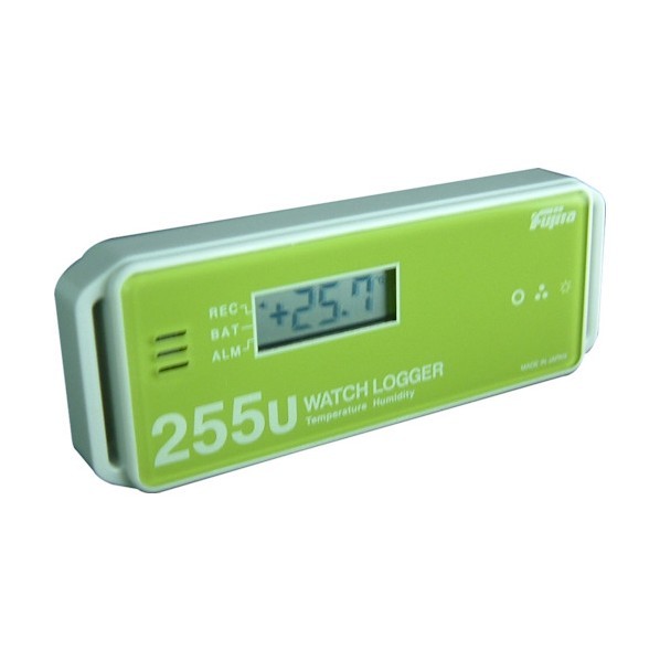 Fujita 表示付温湿度データロガー ステックタイプ 2-2658-04 1個 ...