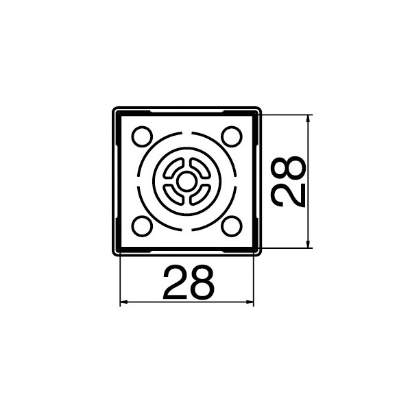 白光 仕事場物の具 N51-22 ノズル/BGA 27MMX27MM 1個
