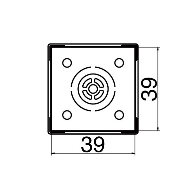 白光 仕事場物の具 N51-25 ノズル/BGA 38MMX38MM 1個
