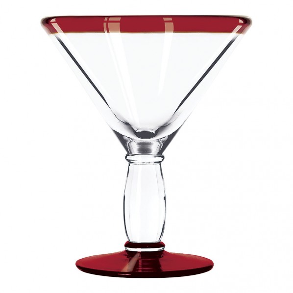 Libbey アルバ カクテル レッド PLBB902 6個