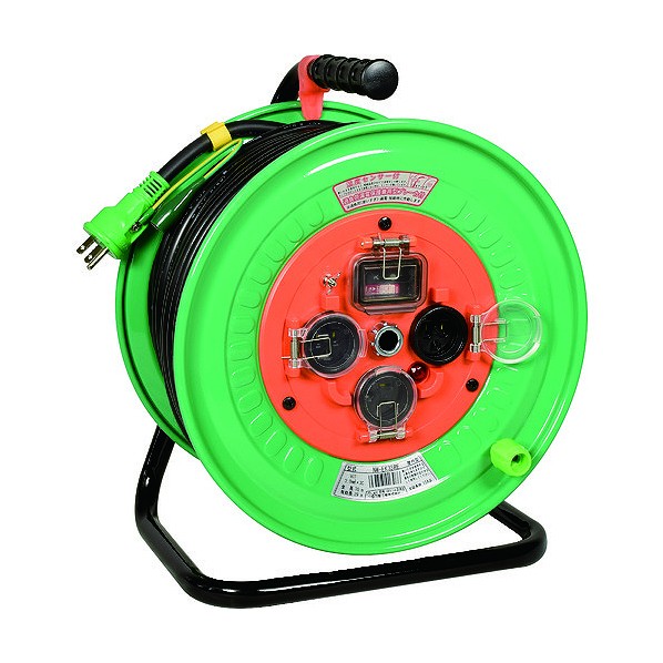 日動工業 リペアポッキンドラム 100V 3芯 アース付 30m NW-EK33RE 1個|DIY FACTORY ONLINE SHOP