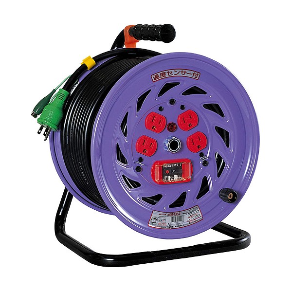 日動工業 電工ドラム標準型 100V 3芯 アース付 50m NF-EK54 1個