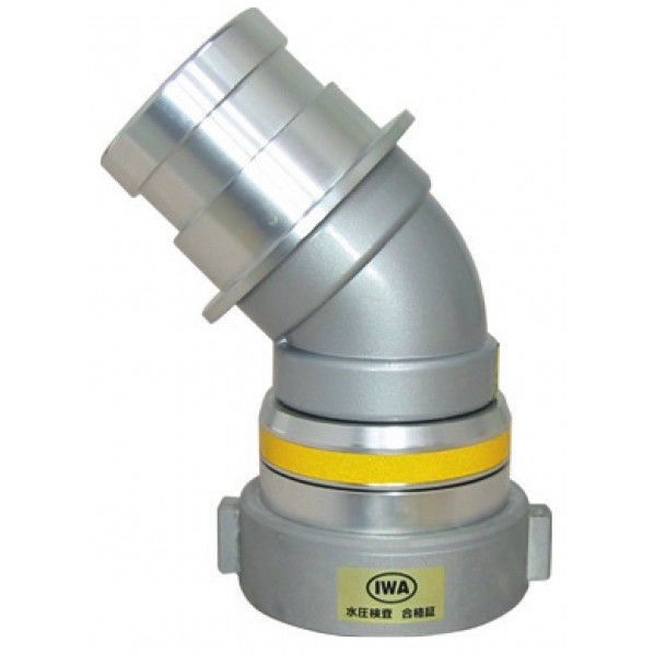 岩崎製作所 アルミ製 消防用媒介金具 スイベル根元媒介 65Ax65A 14SNE6565A-3SL-GAS 1個