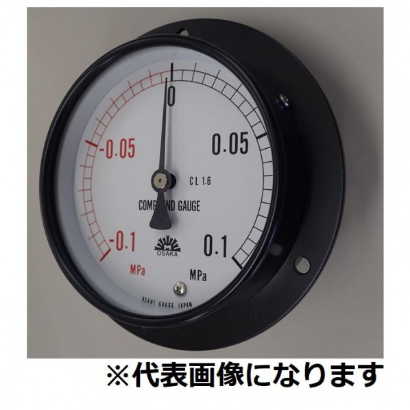 旭計器工業 ブルドン管連成計 D形 101-D350X0.35/-0.1MPA 1個｜DIY FACTORY ONLINE SHOP