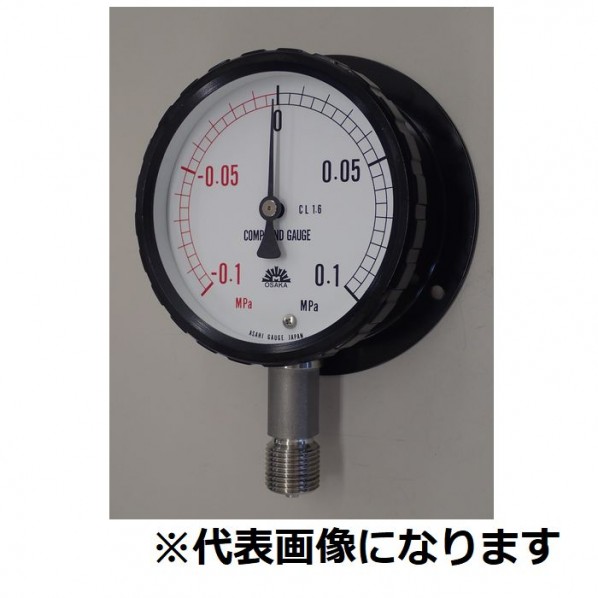 旭計器工業 密閉形連成計 B形 315-B380X0.2/-0.1MPA 1個