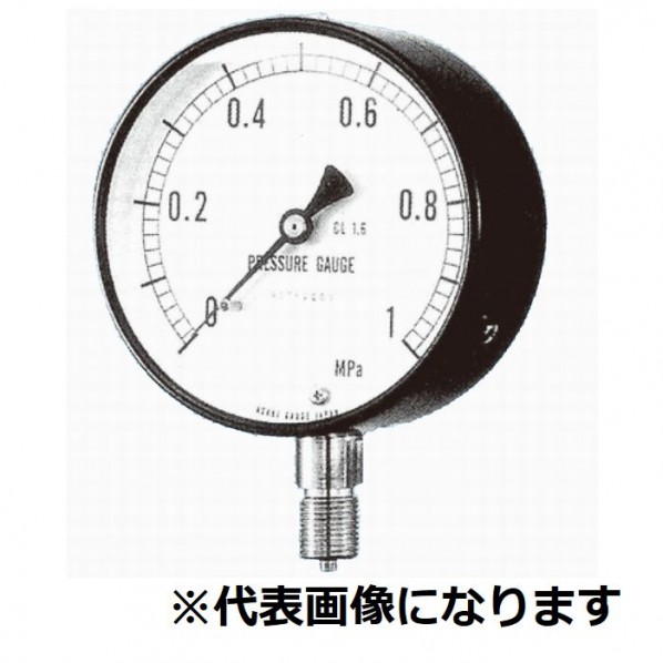旭計器工業 ブルドン管圧力計 A形 101-A480X0.4MPA 1個