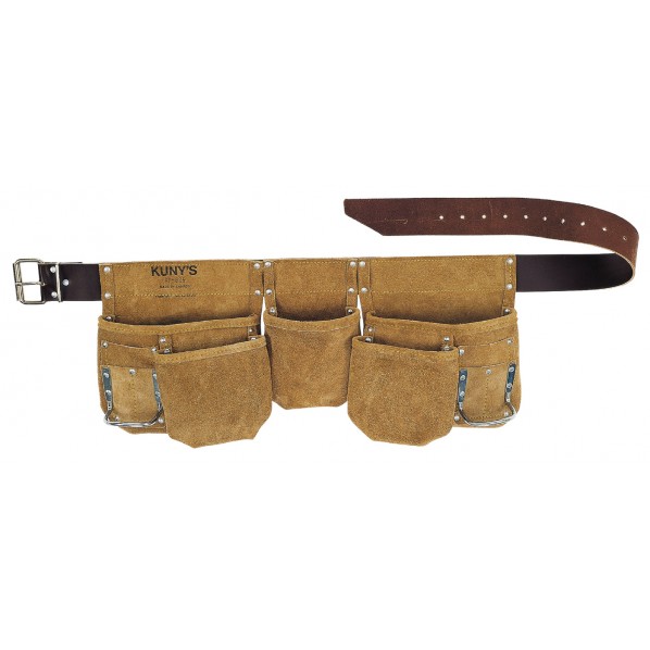楽天市場】クニーズ 革製腰袋ダブルバッグ腰袋両側ベルト(ベルト付き