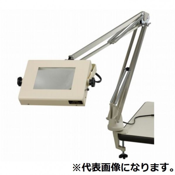 ※法人専用品※オーツカ光学 LED照明装置虫眼鏡真四角つづき物 白いこと LED-WIDE-3 1台