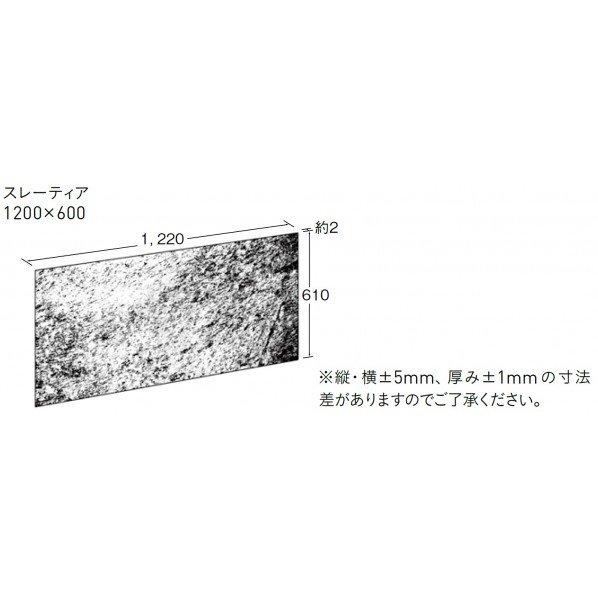たしろ屋 UNISON(ユニソン):スレーティア 1200×600 ムセナチャコール 1