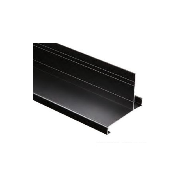 ※法人専用品※城東テクノ アルミ製オーバーハング(穴なしタイプ) シルキーホワイト HA-55-L27-SW 4本|DIY FACTORY ONLINE SHOP
