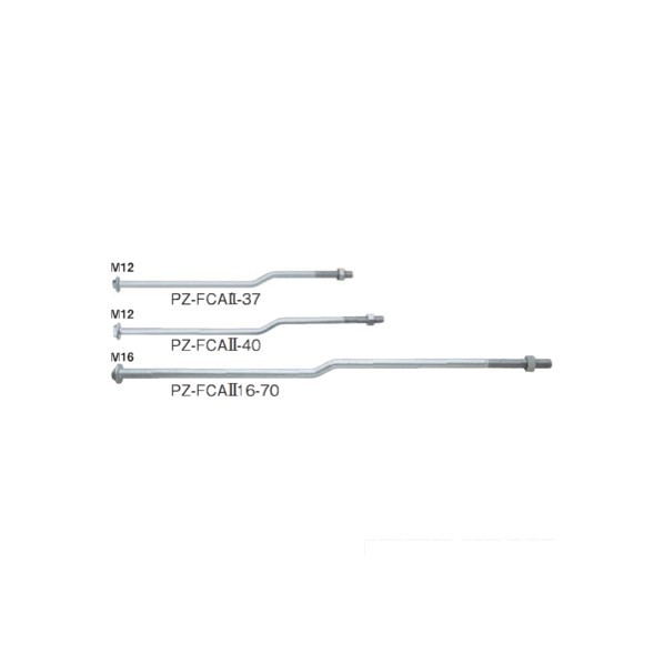 BXカネシン PZフリークランクアンカーボルト PZ-FCAII-37(M12&times;370) 50本｜DIY FACTORY ONLINE SHOP