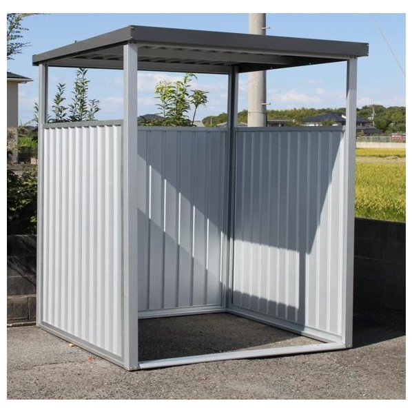 ※法人専用品※ダイマツ 多目的万能物置(間口1600×奥行1800mmタイプ) グレー DM-7HLL 1台