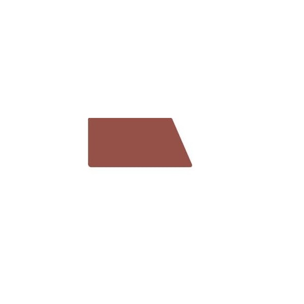 TETSUKO TETSUKO カラー鋼板 極み-MAX t0.4mm*W100mm*L1700mm オータムレッドKNC 13336 1枚