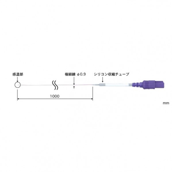 安立計器 高精度被覆極細温度センサ SFMシリーズ SFM-E-100-ASP 1本
