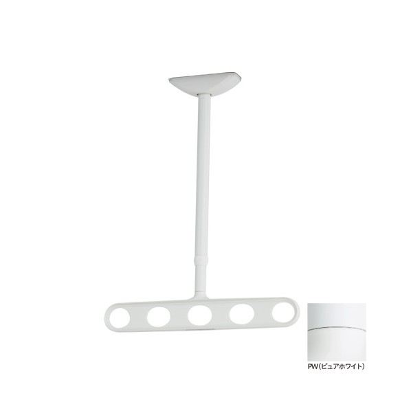 三角江技研 軒天用ホスクリーン 全長:570-640-710-780粍 ピュアホワイト ZA-0745-PW 1組