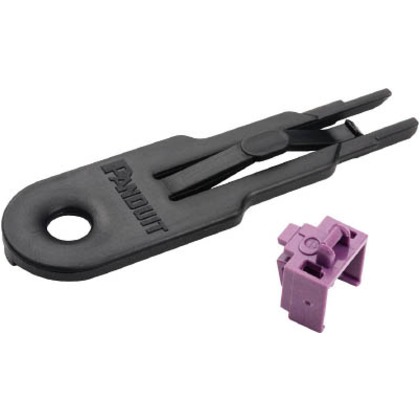 パンドウイット モジュラージャックガード(100個入) 紫 PSL-DCJB-VL-C 100個