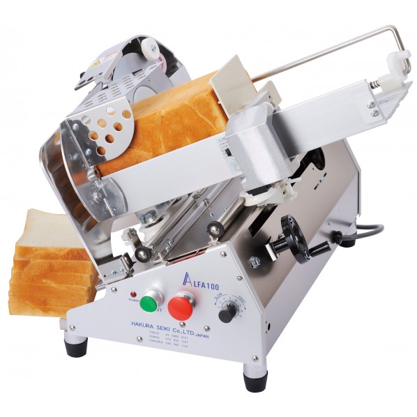 楽天市場】ハクラ精機 1枚切り自動動スライサー A-100 アルファ100