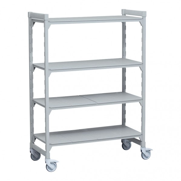 CAMBRO(キャンブロ) 610ソリッド移動カムシェルビングセット 4段 610×H1700 DKY9517 1個|DIY FACTORY ONLINE SHOP