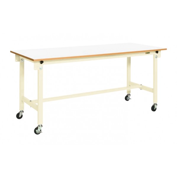 サカエ軽量作業台(CK/150kg/サカエリューム天板/H810/キャスター付/直進安定金具無/折畳み式)W1200×D600×H810アイボリーCK-126FURNIV 29,050円