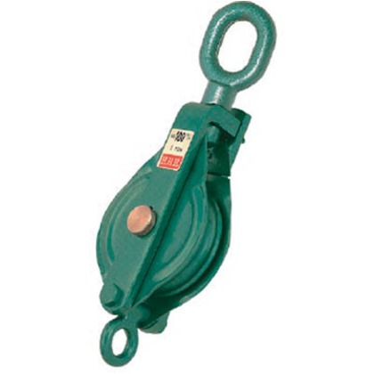 エスコ　EA987HJ-22 100mm/ 1ton フック型滑車(ステンレス) エスコ (Esco) オーフ型滑車 100mm&frasl;1ton EA987HJ-12 エスコ ESCO 100mm
