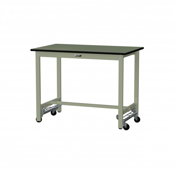 ※法人専用品※山金工業 ワークテーブル 300シリーズ ワンタッチ移動タイプ H900 SWRUH-1275-GG 1台