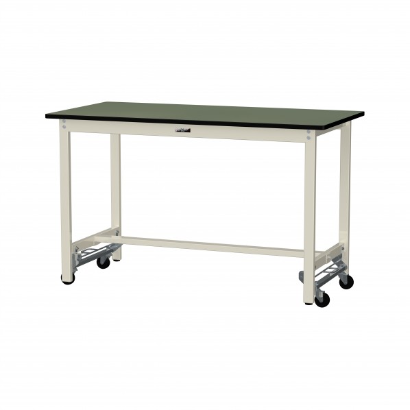 ※法人専用品※山金工業 ワークテーブル 300シリーズ ワンタッチ移動タイプ H900 SWRUH-1575-GI 1台