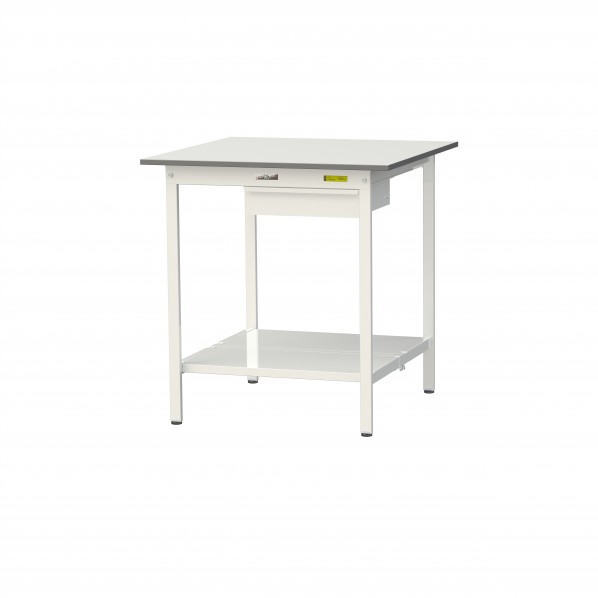 ※法人専用品※山金工業 ワークテーブル 150シリーズ 固定式 キャビネット付 H950 SUPH-990UTT-WW 1台