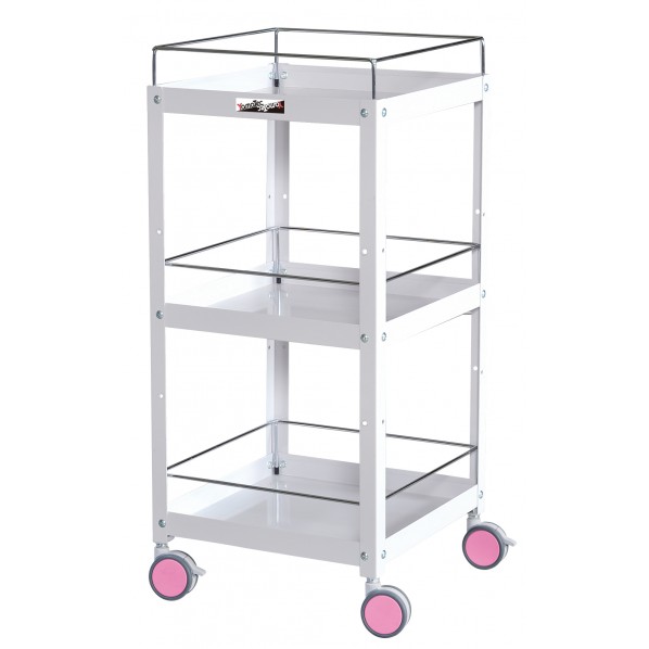 ※法人専用品※山金工業 色彩ワゴン CWCLF-3-RE 1台