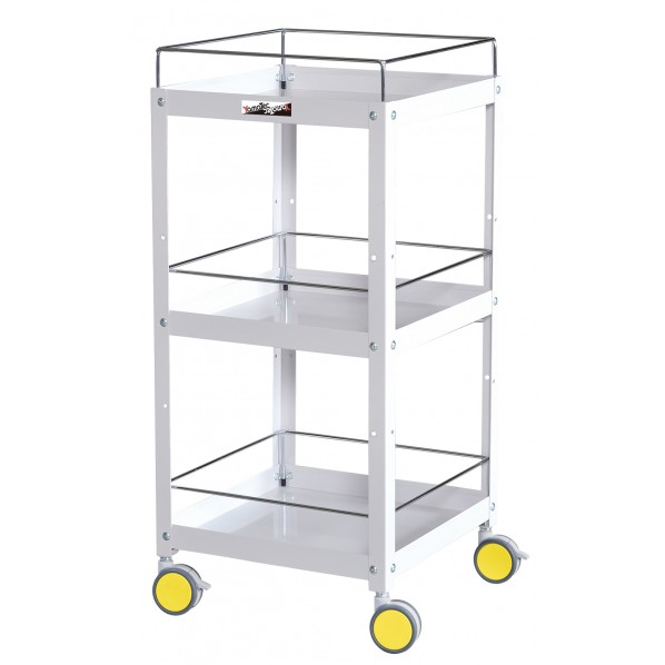 ※法人専用品※山金工業 色彩ワゴン CWCLF-3-YE 1台