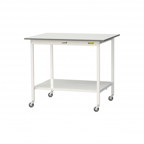 ※法人専用品※山金工業 ワークテーブル 150シリーズ 移動式 H1035 SUPHC-1590TT-WW 1台