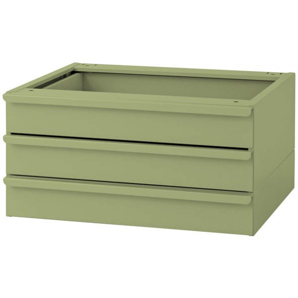 ※法人専用品※山金工業 ワークテーブル用 キャビネット浅型 L3-G 1個｜DIY FACTORY ONLINE SHOP