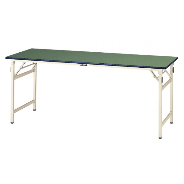 ※法人専用品※山金工業 ワークテーブル 折りタタミタイプ 固定式 STR-1590-GI 1台